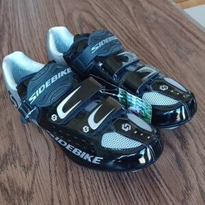 SIDEBIKE Men's Size 9 Bicycle Binding Shoes Road Bike Cycling Shoes, NWT